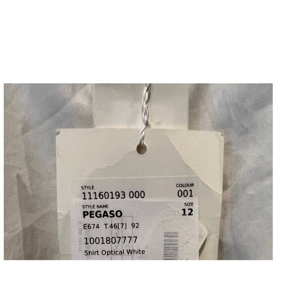 NWT MAX MARA Pegaso Cotton & Silk Shirt (US/12) - Picture 8 of 8